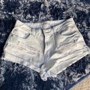 High waisted shorts